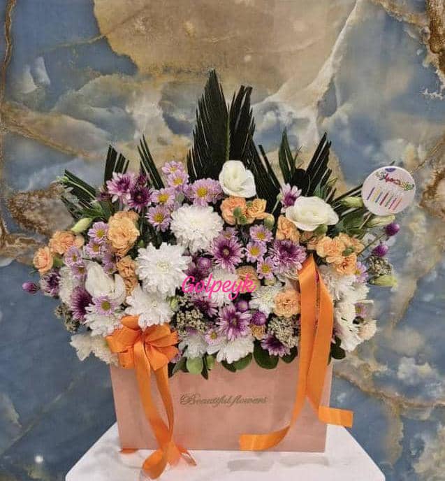 باکس گل مدل کوارتره